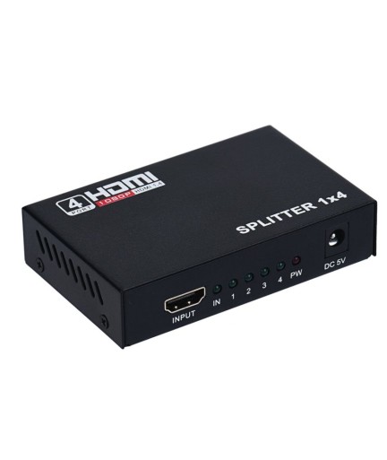 Сплитер от HDMI към 4 HDMI , със захранване - 18263