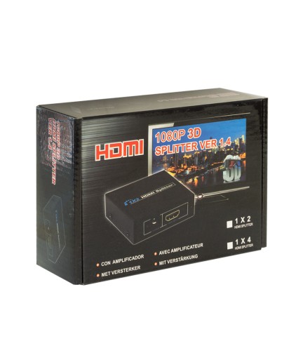 Сплитер от HDMI към 4 HDMI , със захранване - 18263