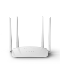 Безжичен рутер LB LINK BL-WR450H, 300Mbps, 4 антени, Бял - 19053