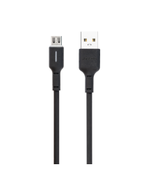 Кабел за данни DeTech DE-C37M, Micro USB, 1.0m, Черен - 40194