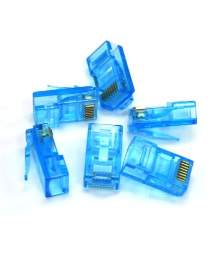 Букси No brand, RJ-45, 30 бр в пакет, Различни цветове - 17138