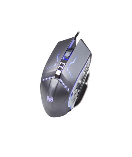 Геймърска мишка Mixie M11, Оптична, 7D, RGB, Сив - 730