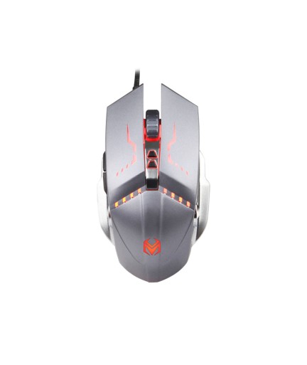 Геймърска мишка Mixie M11, Оптична, 7D, RGB, Сив - 730