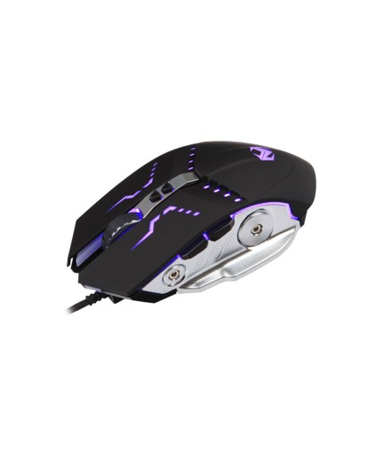 Геймърска мишка Mixie M11, Оптична, 7D, RGB, Черен - 729