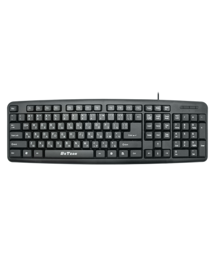 Клавиатура DeTech DE6082, USB, Кирилизирана, Черен - 6082