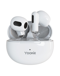 Bluetooth слушалки Yookie GM09, Бял – 20608