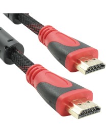 Кабел DeTech HDMI - HDMI M/М, 20m, С оплетка и ферит -18311