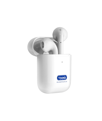 Bluetooth слушалки Yookie YK S18, Бял – 20555