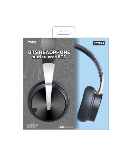 Слушалки с Bluetooth Moveteck HiFi CТ954, Различни цветове - 20446