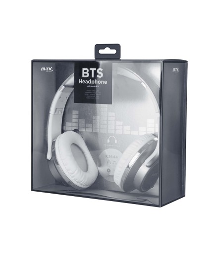 Слушалки с Bluetooth Moveteck K3644, Черен - 20456