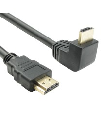 Кабел DeTech HDMI - HDMI M/М, 1.5м, С ъглова глава - 18134